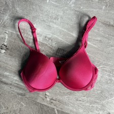 Vintage Y2K  Victorias Secret Sexy Little Things Pink Push Up Bra picture