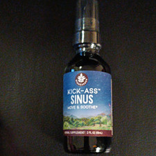 WishGarden Kick-Ass Sinus Move & Soothe Liquid Sinus Support, GF, 2 fl oz picture