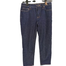 Talbot Slim Straight Blue Denim Ankle Jeans, size 2P picture