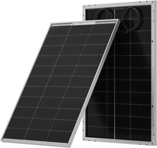 Monocrystalline Watt 100 Solar Volt 12 Panel High-Effi ECO-WORTHY Rigid Bifacial picture