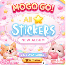 MOGO Stickers 1⭐- 6⭐(ALL Stickers  Avaiable) CHEAPEST🔥SUPER FAST⚡24/7 picture