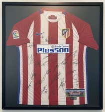 2016-17 Atlético Madrid Jersey Signed by 22 – Torres, Griezmann, Oblak, Koke picture