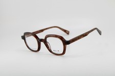 NEW KLIIK DENMARK 743 S402 BROWN HORN ACETATE AUTHENTIC EYEGLASSES 43-23 picture