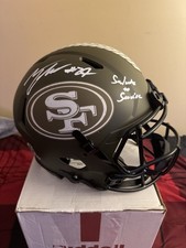 Talanoa Hufanga San Fran 49ers salute to service full size authentic helmet. picture