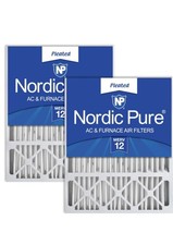 Nordic Pure 16x25x5 MERV 12 Honeywell/Lennox AC Furnace Air Filters 5 Pack picture