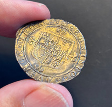 Charles II Hammered Silver Shilling 1660-62 Third Issue S.3322 5.800g mm Crown picture