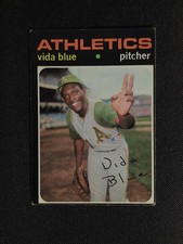 1971 Topps - Vida Blue #544 ATHLETICS Fast  Set Break Check Our Sto picture