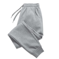 Men's Casual Pants Autumn Winter Fleece Sweatpants Men Running Jogger Sports picture