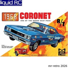 MPC 975 1:25 1968 D0DGE Coronet Hardtop w/ Trailer picture