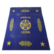Antique American Legion Blanket Wool 72x55 Pendleton? Vintage picture