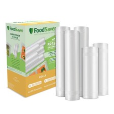 Custom Length Vacuum Sealer Bags Multipack - 5 Rolls for Airtight Food Storage & picture
