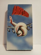 Airplane VHS 1980 Tape in box comedy Leslie Neilsen Lloyd Bridges Robert Hays picture