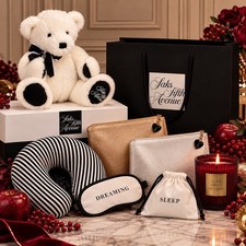 Saks Fifth Avenue Jack the Bear Bundle- Black & White Soft Plushy VERY RARE NWT picture