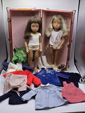 Vintage Sasha Trendon Doll Lot 2 Dolls Case Clothes Shoes 1981 Limited Edition picture