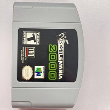 WWF WrestleMania 2000 Nintendo 64 N64 Game Cartridge Classic Nintendo Action picture