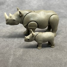 Playmobil Rhino and Baby Rhinoceros picture