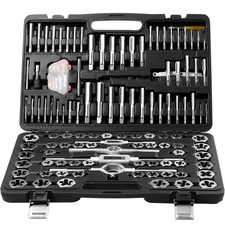 Uimoso Tap and Die Set 116Pcs Metric and SAE Size Bearing Steel Threading Tool picture
