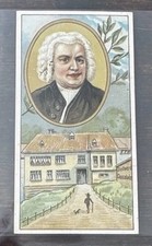 1898 Stollwerck Chocolates Album 1 Serie 33 Johann Sebastian Bach RARE picture