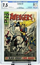 Avengers #48 CGC 7.5 OW 1968 1st Black Knight Comic Dane NEW CLEAR CASE picture