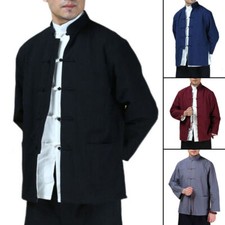 Hot Kung Fu Wing Chun Coat Martial Arts Tai Chi Uniform Male Tang picture