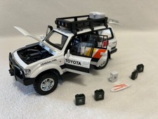 1:24 Toyota Land Cruiser LC80 Car Model Alloy Diecast Vehicle Gift Sound Light picture
