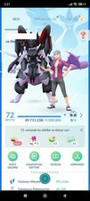 Pokémon Go Acc level 72 lvl picture