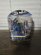 New Sealed Halo 3 Elite Combat Action Figure McFarlane 2009 NEW Blue Yellow picture