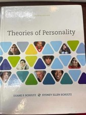 Theories of Personality - Hardcover, by Schultz Duane; Schultz - Very Good o picture