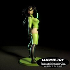 Girl Shego Kim 28cm Model Kit Unpainted 3d Print Unassembled GK Figure picture
