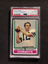 1974 Topps Roger Staubach #500 PSA 6 Cowboys HOF picture
