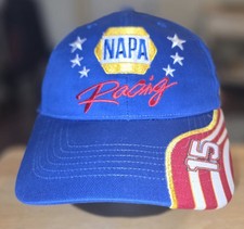 NWOT NAPA Racing NASCAR Cap #15 Michael Waltrip Red White & Blue picture