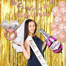 Bachelorette Party Decorations Kit / Bridal Shower Supplies / Photo Backdrop  picture