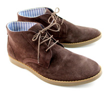 SPERRY Newman Men's 11 M Brown Suede Leather Wave-Siping Chukka Boots MSRP $100 picture