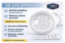 Silicone Vaginal Pessary Ring with Support Autoclavable OB-GYN Approved Size 0-7 picture
