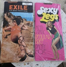 Vintage Hoisery 2 X Mids Stockings New  1970-1990 New Unopened. picture