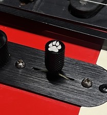 BEAST PAW Black stainless Steel Strat tele switch tip Blade Style Kinnatone LONG picture