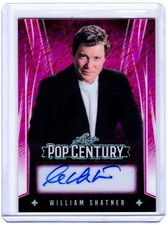 William Shatner 2025 Leaf Metal Pop Century Autograph Card # 8/8 Auto Star Trek picture
