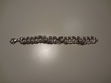 #122 LARGE VINTAGE VIOR-ITALY-925 STERLING SILVER BRACELET picture