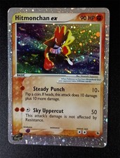 Hitmonchan ex 98/ 109 Holo Rare Swirl EX Ruby & Saphire MP Free eBay Shipping picture