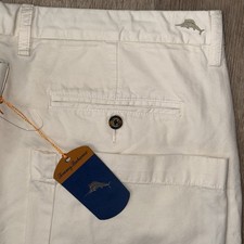 NEW Tommy Bahama Island Chino Authentic Pants Men’s 40x30 Cream White Stretch picture