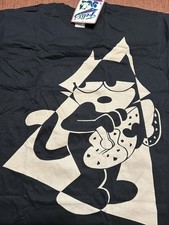 QTY7 FELIX the Cat Men's Graphic Print T-Shirt Lot L/XL Crew Neck Short Sleeve picture