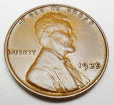 1935 P Lincoln Wheat Cent / Penny  AVE CIRCULATED  **FREE SHIPPING** picture