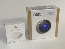Nest T200577 ( Learning Thermostat + temperature sensor ) New Sealed picture