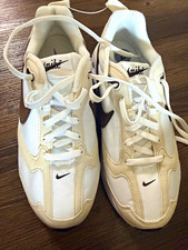 Nike Men’s White/Brown Low Top Lace-Up Athletic Sneaker Sneakers picture