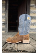 **Exclusive Olathe Wheatbuck Waxy Kuda Men’s Cowboy Boots** picture