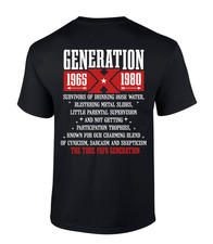 Trenz Shirt Company Gen X Survivors '65-'80 The True FAFO Generation Graphic picture