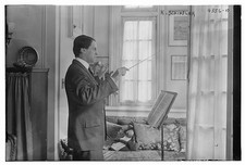 Photo:Kurt Schindler 1910s American Composer Conductor With Baton Portrait picture