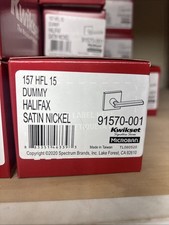 Kwikset 788HFL SQT 15 Halifax Half Dummy Lever Pull, Satin Nickel NEW picture