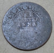 INDIA 🇮🇳 ONE QUARTER (¼) ANNA COIN (CIRCA 1877-1901 / QUEEN VICTORIA) picture