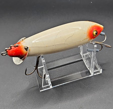 Heddon Crab Wiggler, Vintage Glass eye Marked Collar, L-Rig, C. 1916 picture